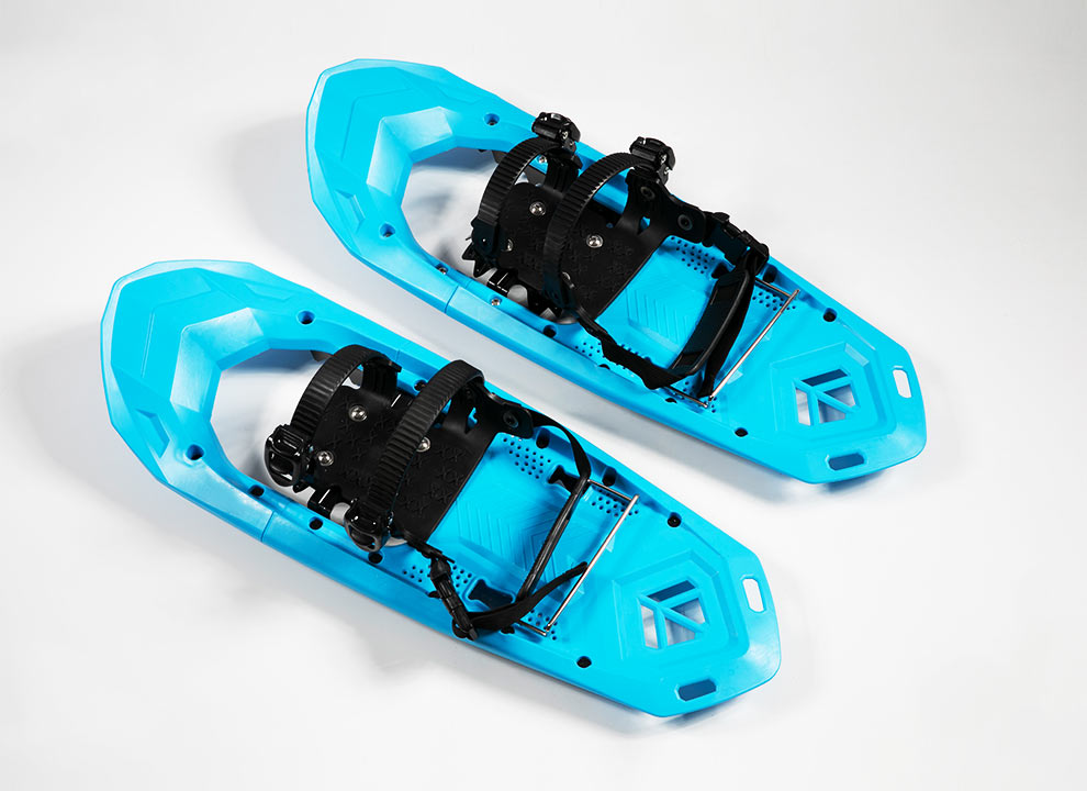 Blue HDPE Snowshoes