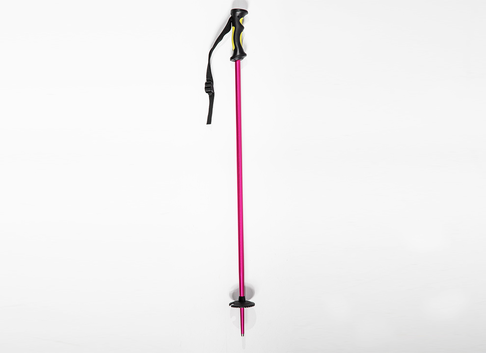 Purplish red Ski Pole